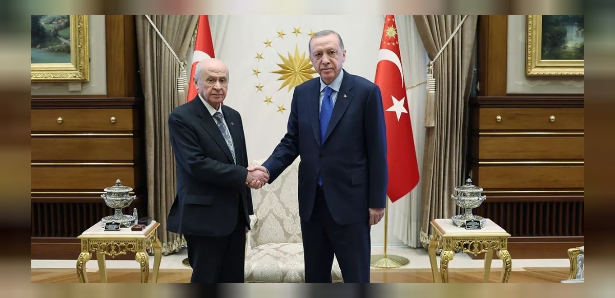 Erdoğan ve Bahçeli Beştepe'de görüştü
