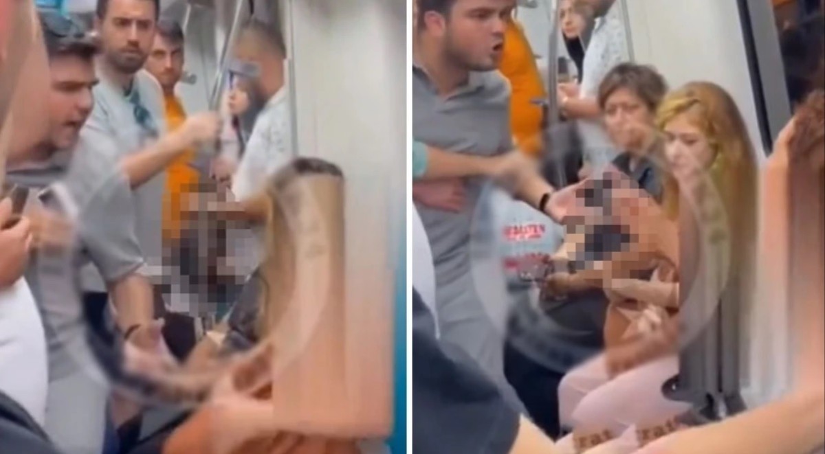 Marmaray'da başörtülü yolcuya saldırarak eşarbını açmaya çalışan kadına soruşturma açıldı!