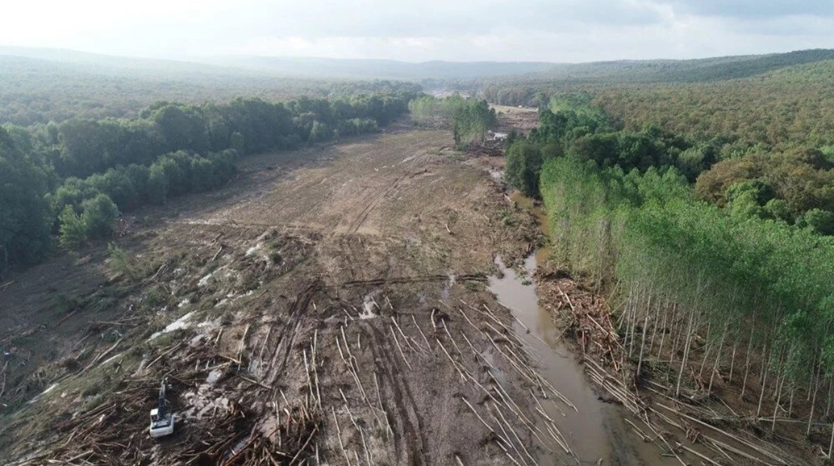 Kırklareli'nde sel felaketi kaçak bungalov evleri